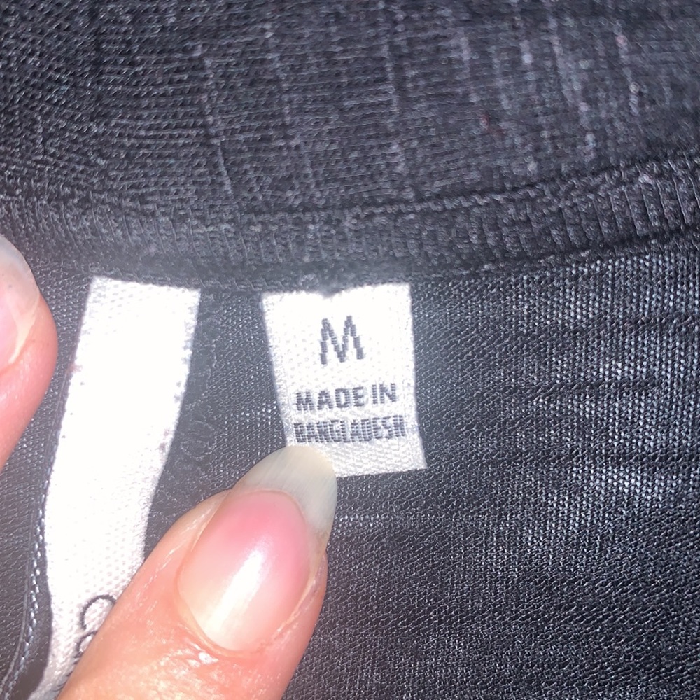 Calvin Klein Jeans open cardigan sweater M black - Picture 5 of 8